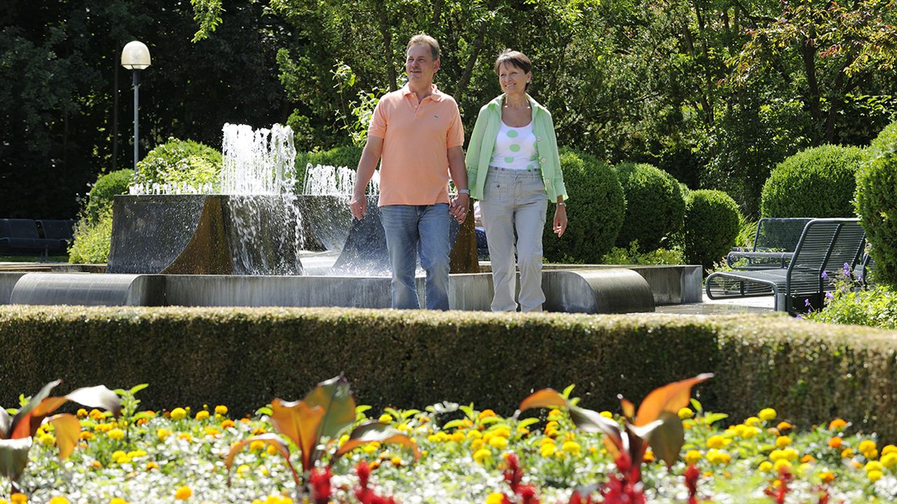 Kurpark, gleich um die Ecke Kurpark, gleich um die Ecke